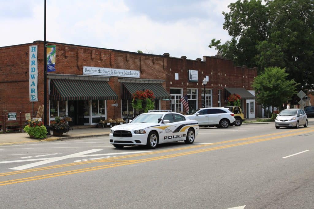 Town of Matthews Police vehicle