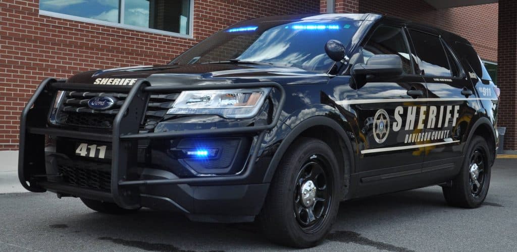 Davidson County Sheriff's vehicle